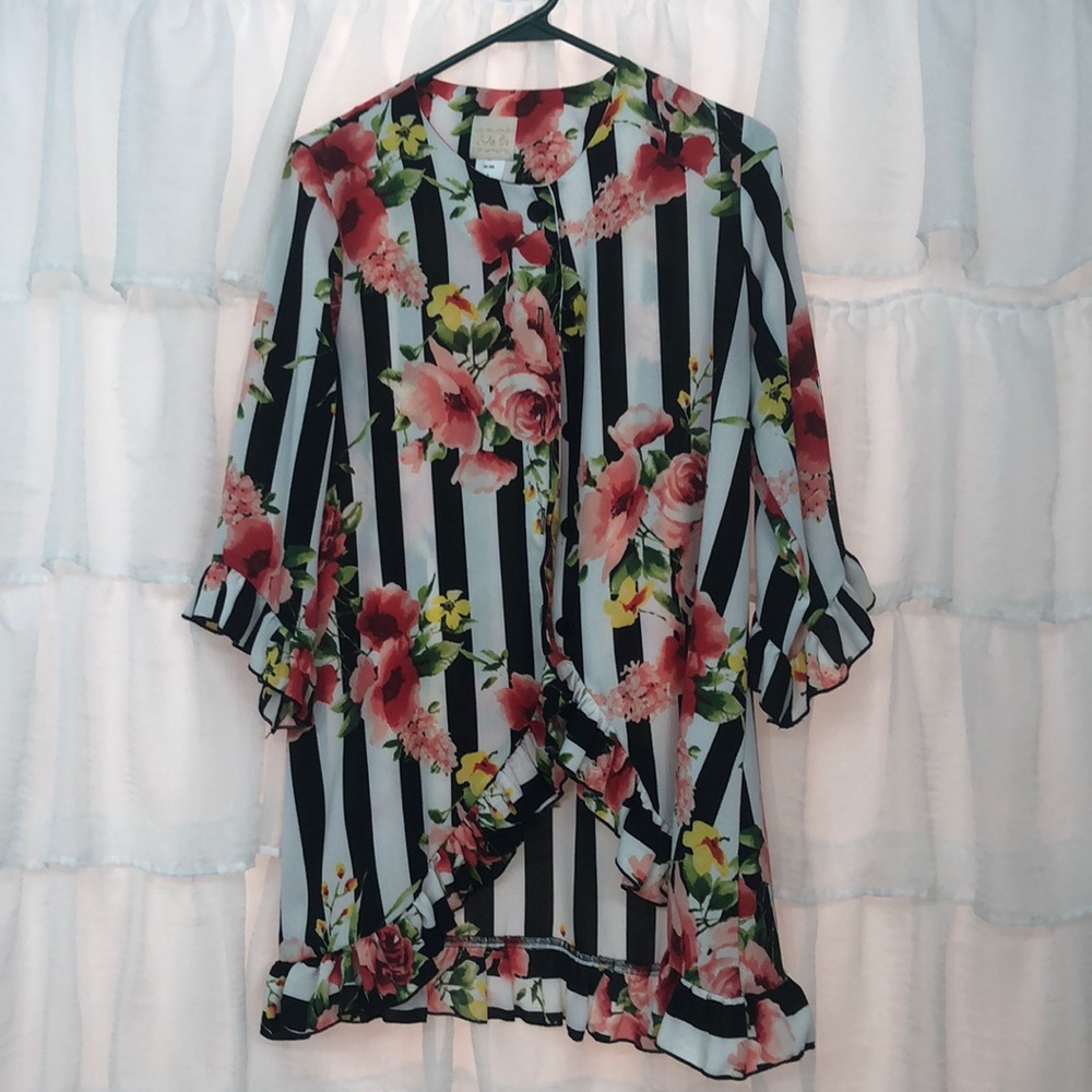 Zadie Bs ember ruffled tunic
